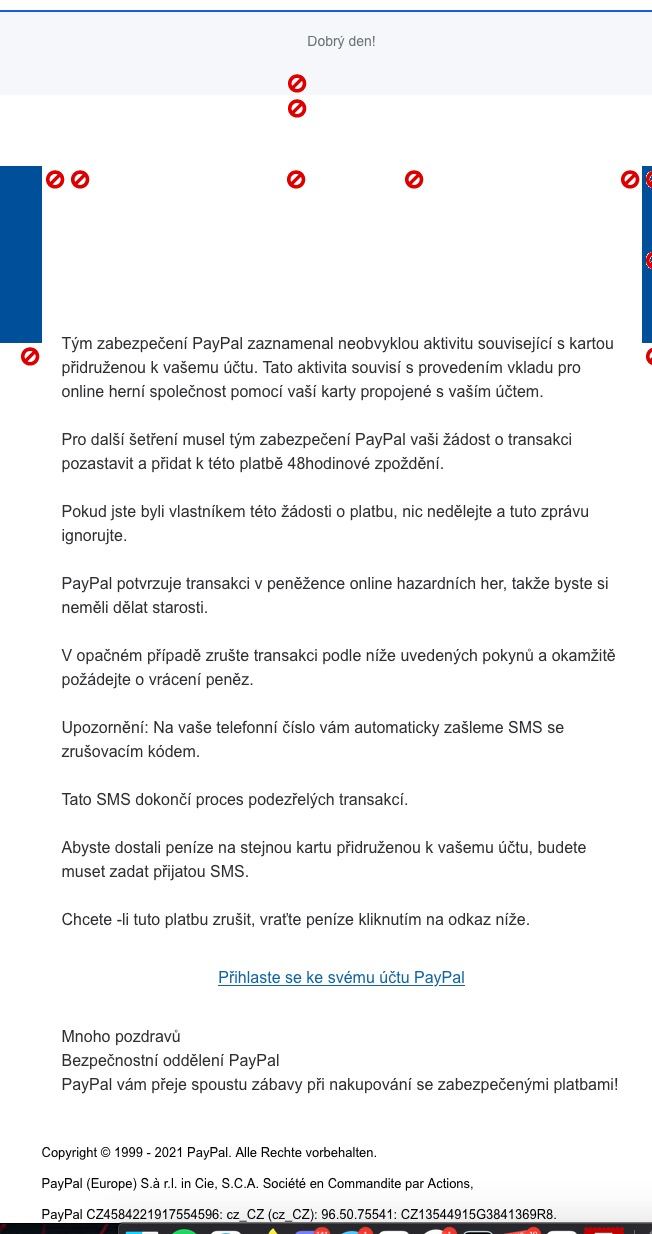 Scam Paypal Header